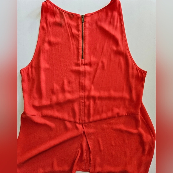 BCBG Orange Racerback Top (M) - Picture 7 of 7
